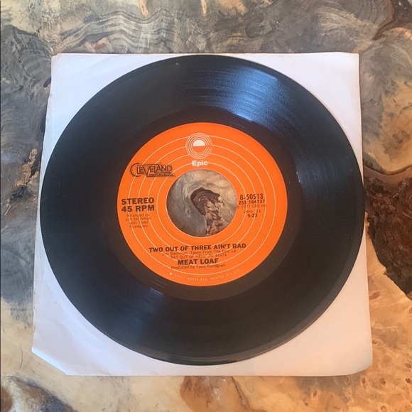 💥3/$20 Epic Meatloaf Vinyl Record with Orange Label 45 RPM - Picture 3 of 5